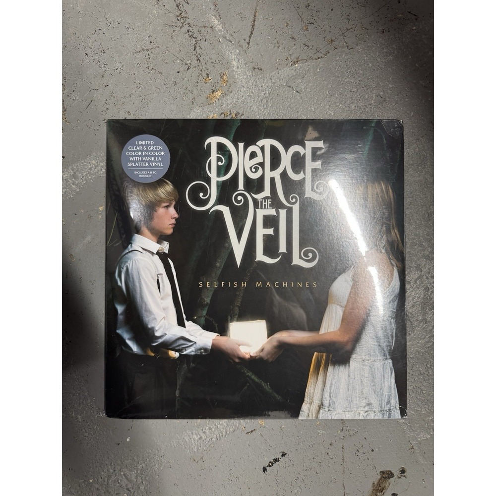 PIERCE THE VEIL Selfish‎ Machines Vinyl Clear & Green Vanilla Splatter /1000